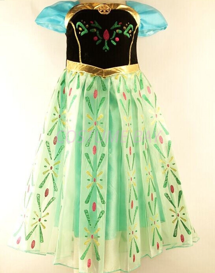 Costume Bay. Frozen Princess Anna Costume Dress