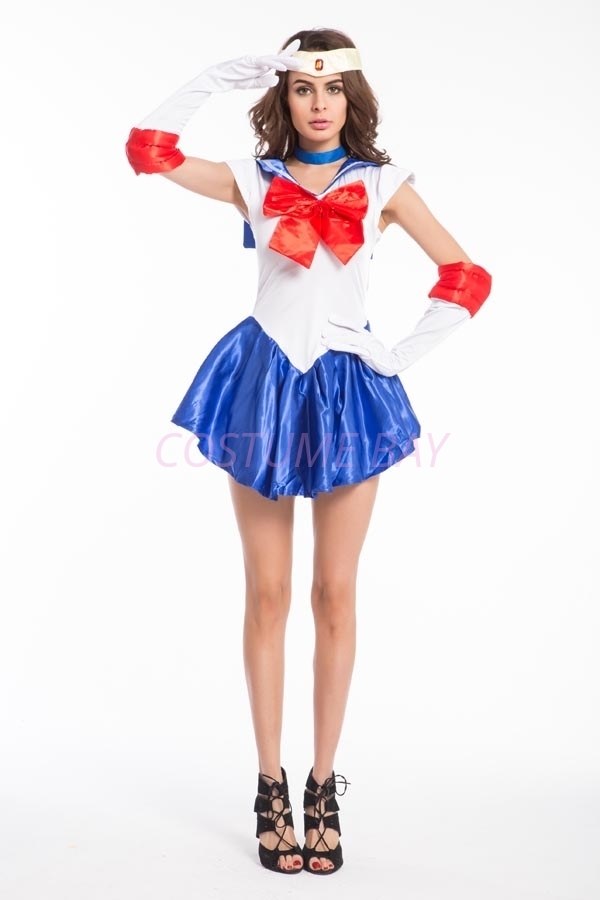 Sailor Moon Costume Cosplay Uniform Fancy Dress Up Sailormoon Party ...