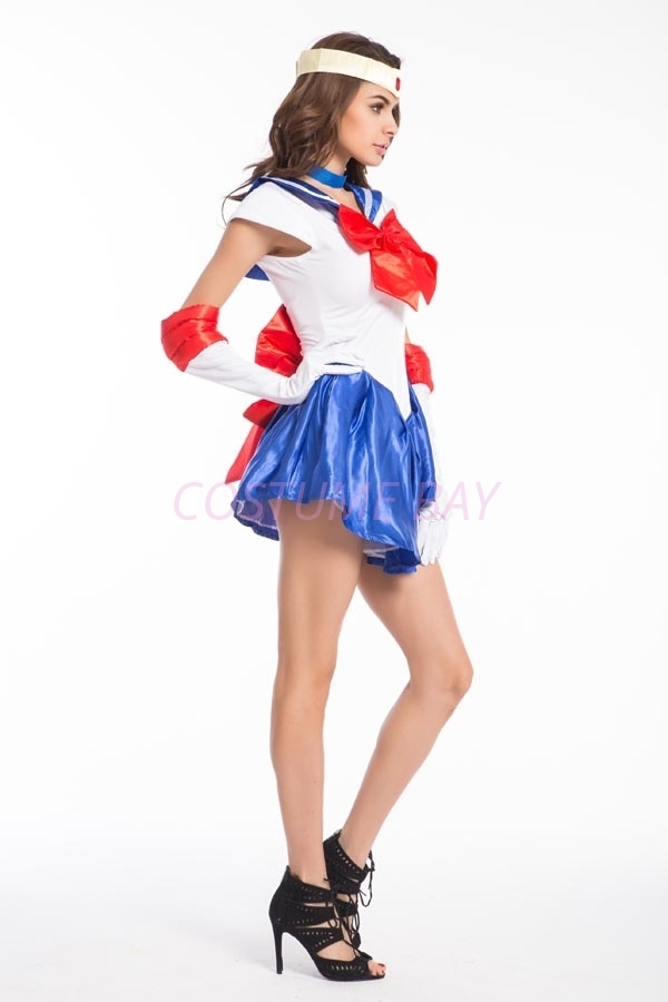 Sailor Moon Costume Cosplay Uniform Fancy Dress Up Sailormoon Party ...