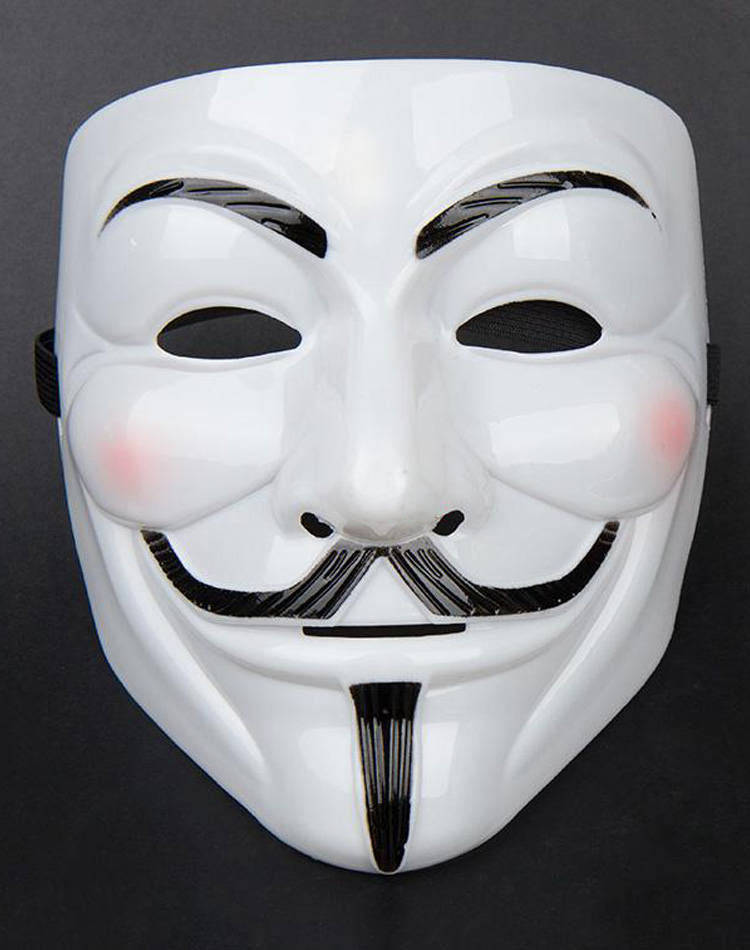 Anonymous Mask V For Vendetta Guys Fawkes Scream Scary Evil Halloween 