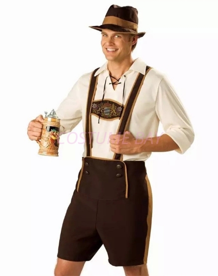 Bavarian Guy Mens Lederhosen Costume