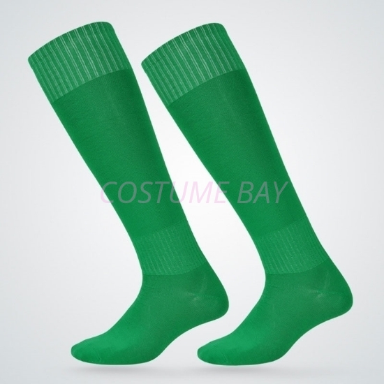 Mens High Knee Football Socks - Green
