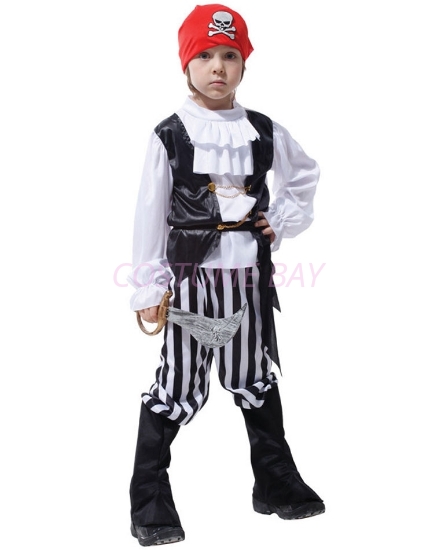 Boys Superhero Pirate Costume