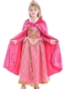 Picture of Princess Elsa Cape - Girls Blue Velvet Hooded Costume Cloak