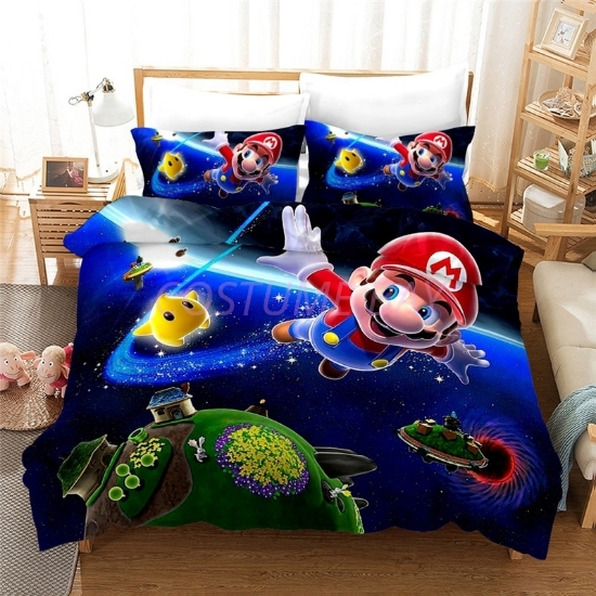 Super Mario Bed Duvet Cover Set
