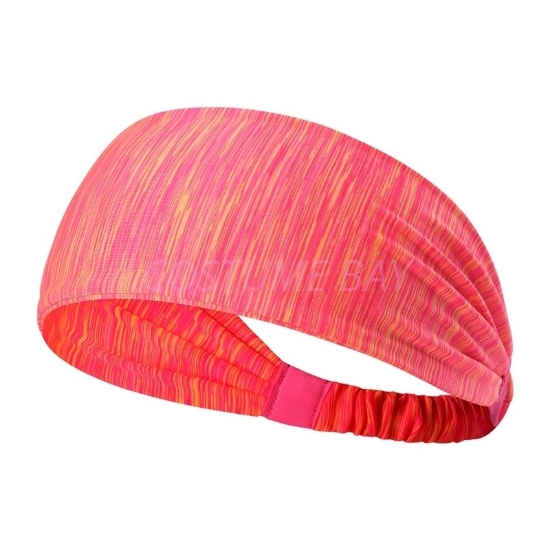 Unisex Sports Headband - Strip Red