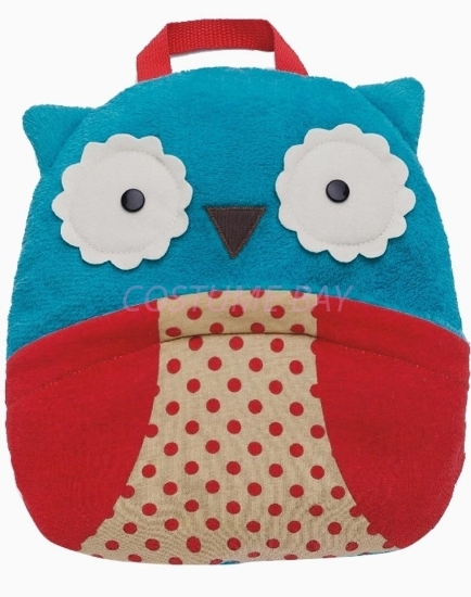 Kids Animal Travel Fleece Blanket -  Owl