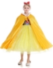 Picture of Princess Aurora Cape - Girls Pink Velvet Hooded Costume Cloak