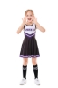 Picture of Girls Cheerleader Costume with Pom Poms - Red