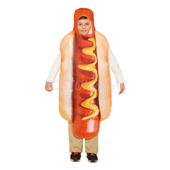 Kids Hotdog Bodysuit  Fancy Costume