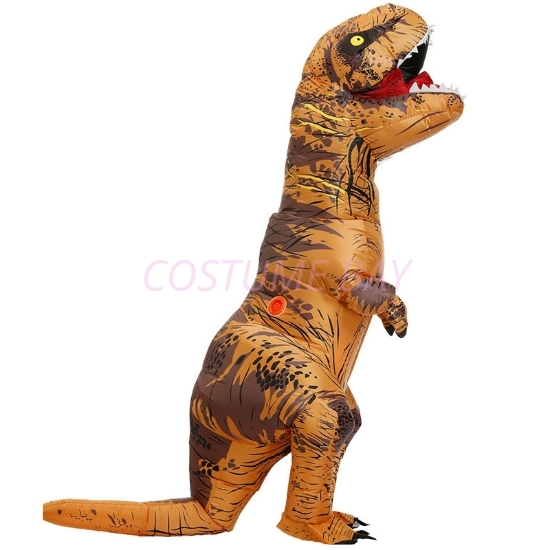 Fan Operated Inflatable T-Rex Dinosaur Costume Suit For Kids
