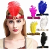 Picture of 1920's Charleston Flapper Headband with Feather