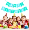 Picture of Happy Birthday Party Flag Banner Decoration