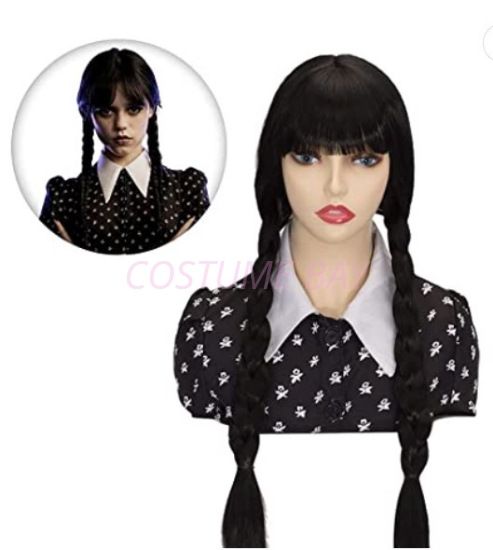 Picture of Girls Wednesday Addams Family Wig