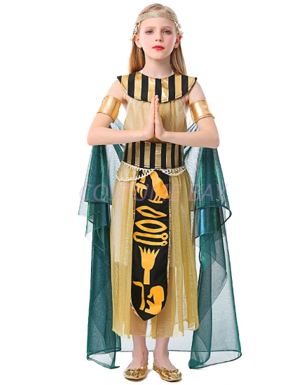 Girls Egyptian Queen Of The Nile Cleopatra Costume