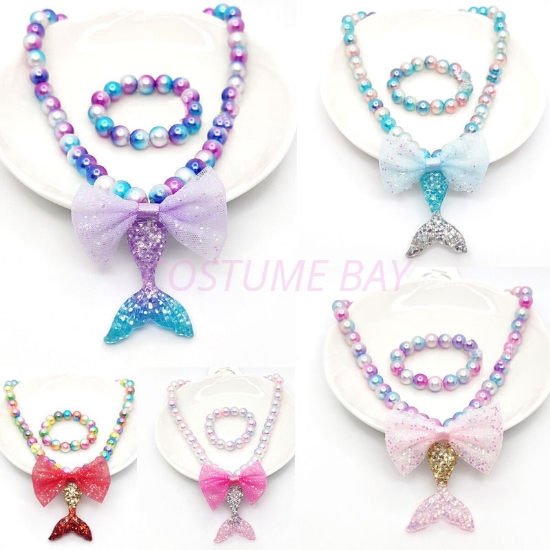 Girls Mermaid Tail Jewellery Set