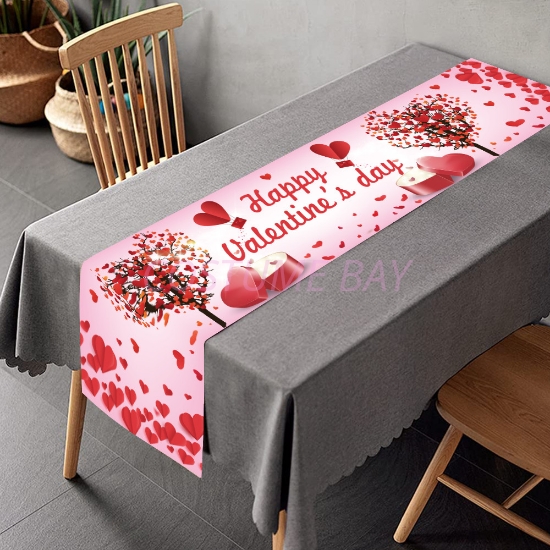 Themed Valentine's Day Decoration Table Runner 180*35CM