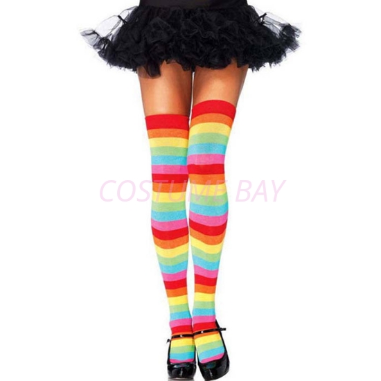 Picture of Womens Rainbow Tights Stockings