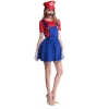 Picture of Womens Super Mario Costume Mini Dress