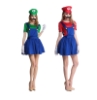 Picture of Womens Super Mario Costume Mini Dress