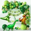 Picture of 119Pcs Happy Birthday Dinosaur Balloons Set Party Decoration