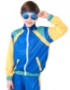 Picture of Kids 80s Retro Hip Hop Disco Hippie Modern Jazz Performance Costume - Purple