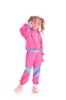 Picture of Kids 80s Retro Hip Hop Disco Hippie Modern Jazz Performance Costume - Purple