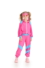 Picture of Kids 80s Retro Hip Hop Disco Hippie Modern Jazz Performance Costume - Purple