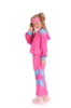 Picture of Kids 80s Retro Hip Hop Disco Hippie Modern Jazz Performance Costume - Purple