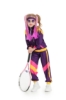 Picture of Kids 80s Retro Hip Hop Disco Hippie Modern Jazz Performance Costume - Purple