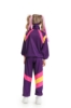 Picture of Kids 80s Retro Hip Hop Disco Hippie Modern Jazz Performance Costume - Purple