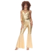 Picture of Womens 1960s 70s Gold Disco Retro Costume