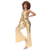 Picture of Womens 1960s 70s Gold Disco Retro Costume