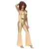 Picture of Womens 1960s 70s Gold Disco Retro Costume