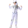 Picture of Kids White Pilot Astronaut Jumpsuit Costume