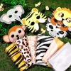 Picture of Kids Animal Cape with Mask Costumes 6pcs Set for Book Week