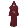 Picture of Mens Medieval Renaissance Hooded Robe Gothic Costume