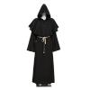 Picture of Mens Medieval Renaissance Hooded Robe Gothic Costume