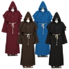 Picture of Mens Medieval Renaissance Hooded Robe Gothic Costume