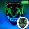 Picture of Coloured LED V Mask With Light Effects For Events