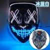 Picture of Coloured LED V Mask With Light Effects For Events