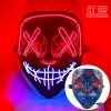 Picture of Coloured LED V Mask With Light Effects For Events