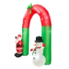 Picture of Inflatable Xmas Arch Gate Santa Snowman Decoration