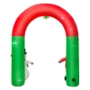 Picture of Inflatable Xmas Arch Gate Santa Snowman Decoration