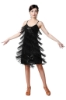 Picture of 1920s Vintage Great Gatsby Fringe V-Neck Flapper Dress