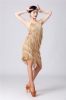 Picture of 1920s Vintage Great Gatsby Fringe V-Neck Flapper Dress