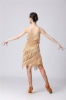 Picture of 1920s Vintage Great Gatsby Fringe V-Neck Flapper Dress