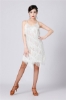 Picture of 1920s Vintage Great Gatsby Fringe V-Neck Flapper Dress