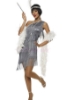 Picture of 1920's Charleston Flapper Dress - Silver