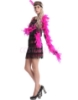 Picture of 1920's Charleston Flapper Dress Two Shoulders - Pink